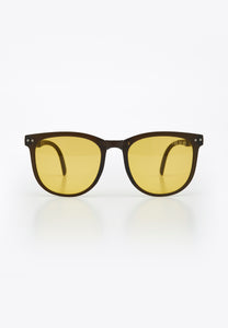 BASSETT FOLDABLE SUNGLASSES BROWN/TEA