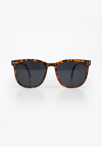 BASSETT FOLDABLE SUNGLASSES LEOPARD/GREY