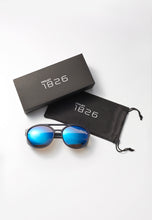 Load image into Gallery viewer, AMES SUNGLASSES BLUE/BLUE