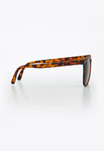 Load image into Gallery viewer, BASSETT FOLDABLE SUNGLASSES LEOPARD/GREY