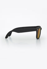Load image into Gallery viewer, BEAMAN FOLDABLE SUNGLASSES BLACK/YELLOW