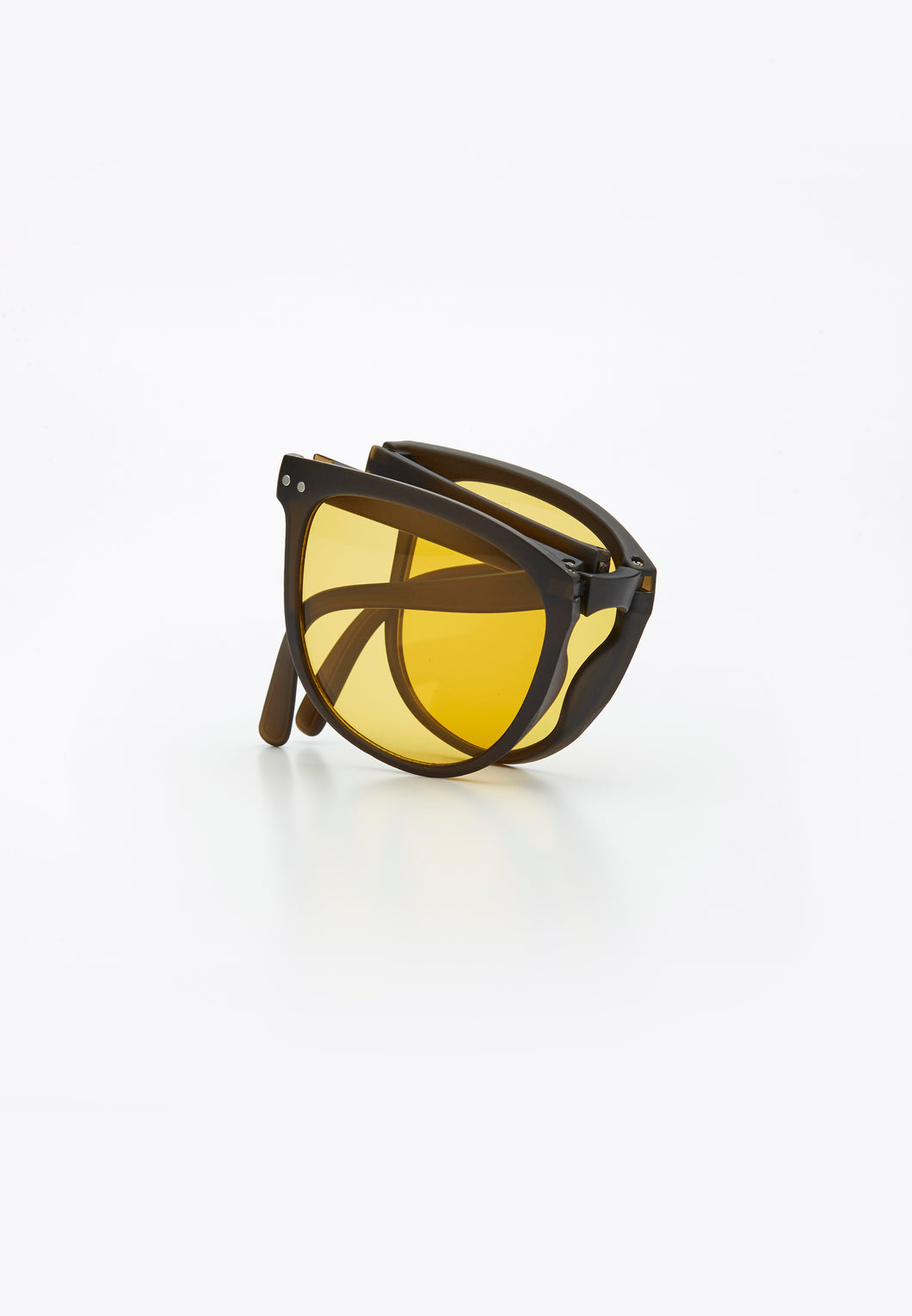 BASSETT FOLDABLE SUNGLASSES BROWN/TEA
