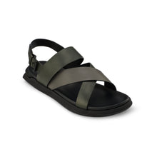 Load image into Gallery viewer, EATON SLINGBACK LEATHER SANDAL GREEN