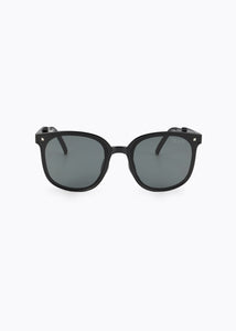 CALEB FOLDABLE SUNGLASSES BLACK/BLACK