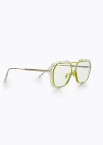 CARDWELL SUNGLASSES GREEN/CLEAR