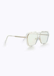 CARDWELL SUNGLASSES SILVER/CLEAR