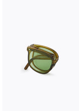 Load image into Gallery viewer, CALEB FOLDABLE SUNGLASSES GREEN/GREEN