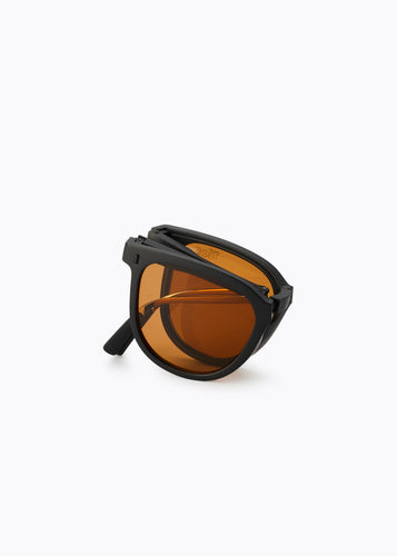 CADEN FOLDABLE SUNGLASSES BLACK/TEA