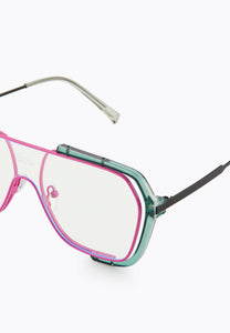 CARDWELL SUNGLASSES PINK/CLEAR
