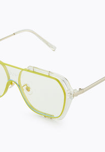 CARDWELL SUNGLASSES GREEN/CLEAR