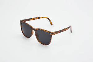 BASSETT FOLDABLE SUNGLASSES LEOPARD/GREY