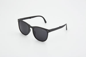 BASSETT FOLDABLE SUNGLASSES BLACK/GREY