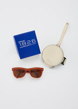 Load image into Gallery viewer, BEAMAN FOLDABLE SUNGLASSES TEA/GREY
