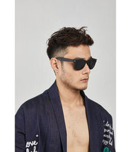 Load image into Gallery viewer, BEAMAN FOLDABLE SUNGLASSES BLACK/GREY