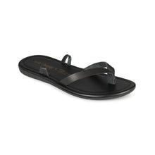 Load image into Gallery viewer, PROJET1826 X ERIC CHOONG EANRAIG THONG LEATHER SANDAL BLACK
