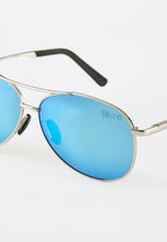 Load image into Gallery viewer, ACTON POLARIZED SUNGLASSES SILVER/BLUE