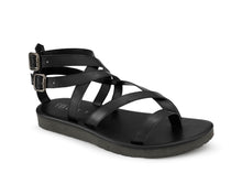 Load image into Gallery viewer, ELIAM LEATHER SANDAL BLACK