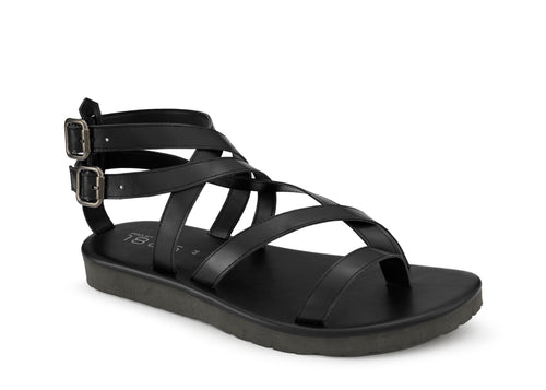 ELIAM LEATHER SANDAL BLACK