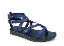 Load image into Gallery viewer, ELIAM LEATHER SANDAL BLUE