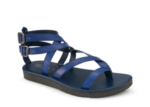 ELIAM LEATHER SANDAL BLUE