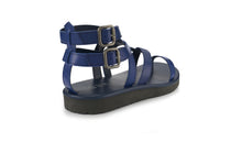 Load image into Gallery viewer, ELIAM LEATHER SANDAL BLUE