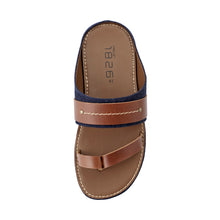 Load image into Gallery viewer, ANOD LEATHER THONG SLIPPER DARK BROWN