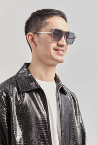 CARDWELL SUNGLASSES SILVER/GREY