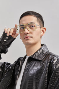 CARDWELL SUNGLASSES GREEN/CLEAR