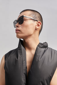 CALEB FOLDABLE SUNGLASSES BLACK/BLACK