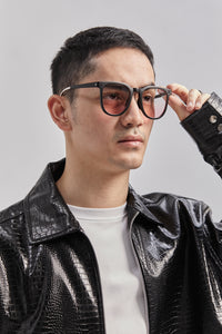 CADEN FOLDABLE SUNGLASSES BLACK/PINK