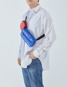 ADLER DUO SLING CHEST BAGS RED/BLUE