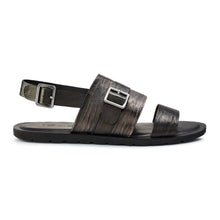 Load image into Gallery viewer, CORTEZ SLING BACK LEATHER SANDAL BLACK