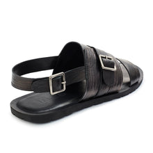 Load image into Gallery viewer, CORTEZ SLING BACK LEATHER SANDAL BLACK