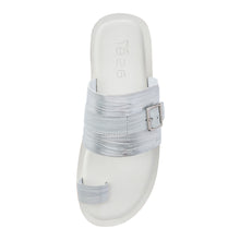Load image into Gallery viewer, CORTEZ SLIP ON LEATHER SANDAL WHITE