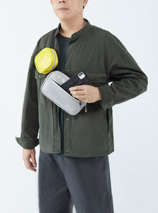 ADLER DUO SLING CHEST BAGS GREY/YELLOW