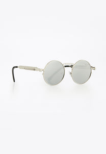 ABELINO SUNGLASSES SILVER/SILVER