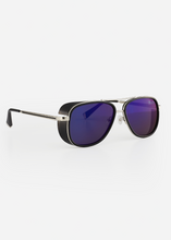 Load image into Gallery viewer, BAIN SUNGLASSES BLACK/BLUE