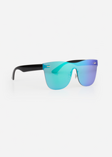 Load image into Gallery viewer, BURNETT SUNGLASSES BLACK/GREEN