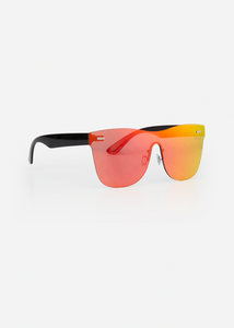 BURNETT SUNGLASSES BLACK/RED