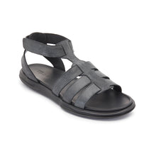 Load image into Gallery viewer, DANTON LEATHER SANDAL GREY