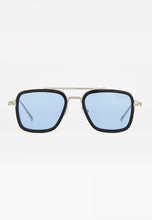 Load image into Gallery viewer, ARCHER SUNGLASSES BLACK/BLUE