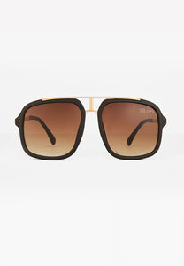 ALICIO SUNGLASSES BLACK/TEA