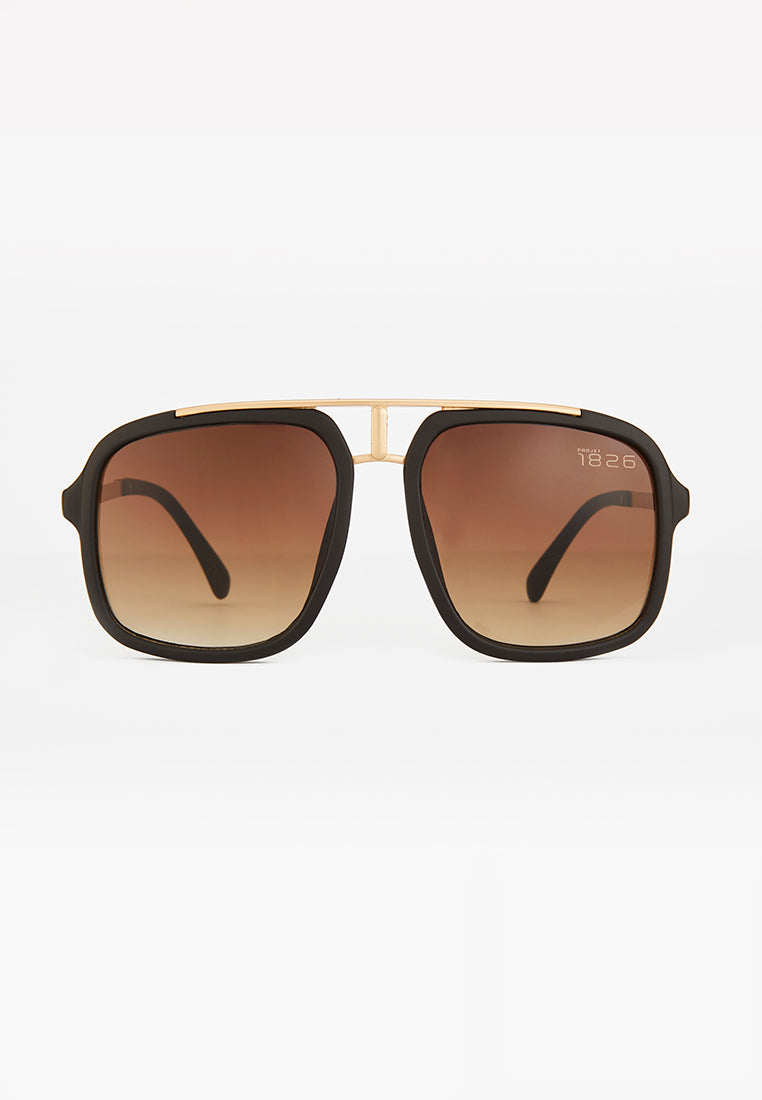 ALICIO SUNGLASSES BLACK/TEA