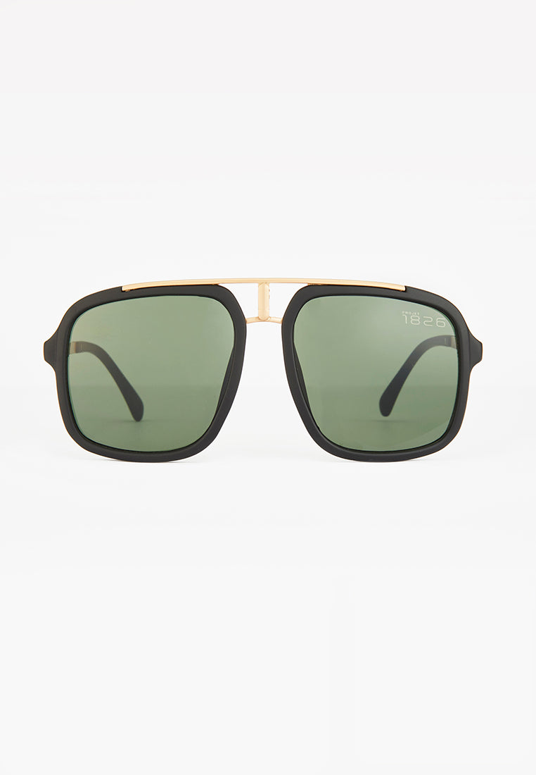 ALICIO SUNGLASSES BLACK/GREEN