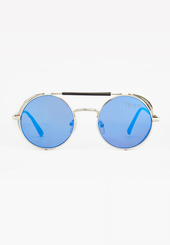 ALOYS SUNGLASSES SILVER/BLUE