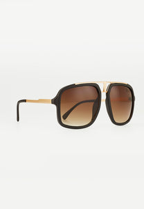 ALICIO SUNGLASSES BLACK/TEA