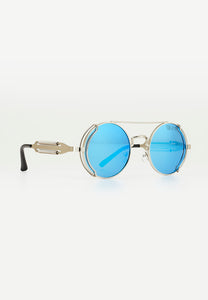 AUSTIN SUNGLASSES SILVER/BLUE