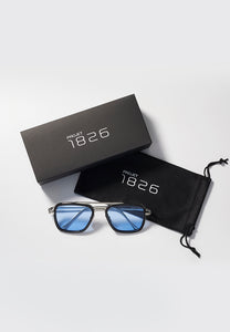 ARCHER SUNGLASSES BLACK/BLUE