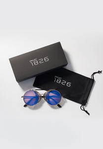 ALOYS SUNGLASSES SILVER/BLUE