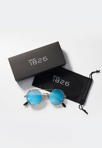 AUSTIN SUNGLASSES SILVER/BLUE
